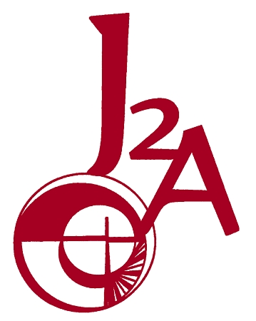 J2A logo in red